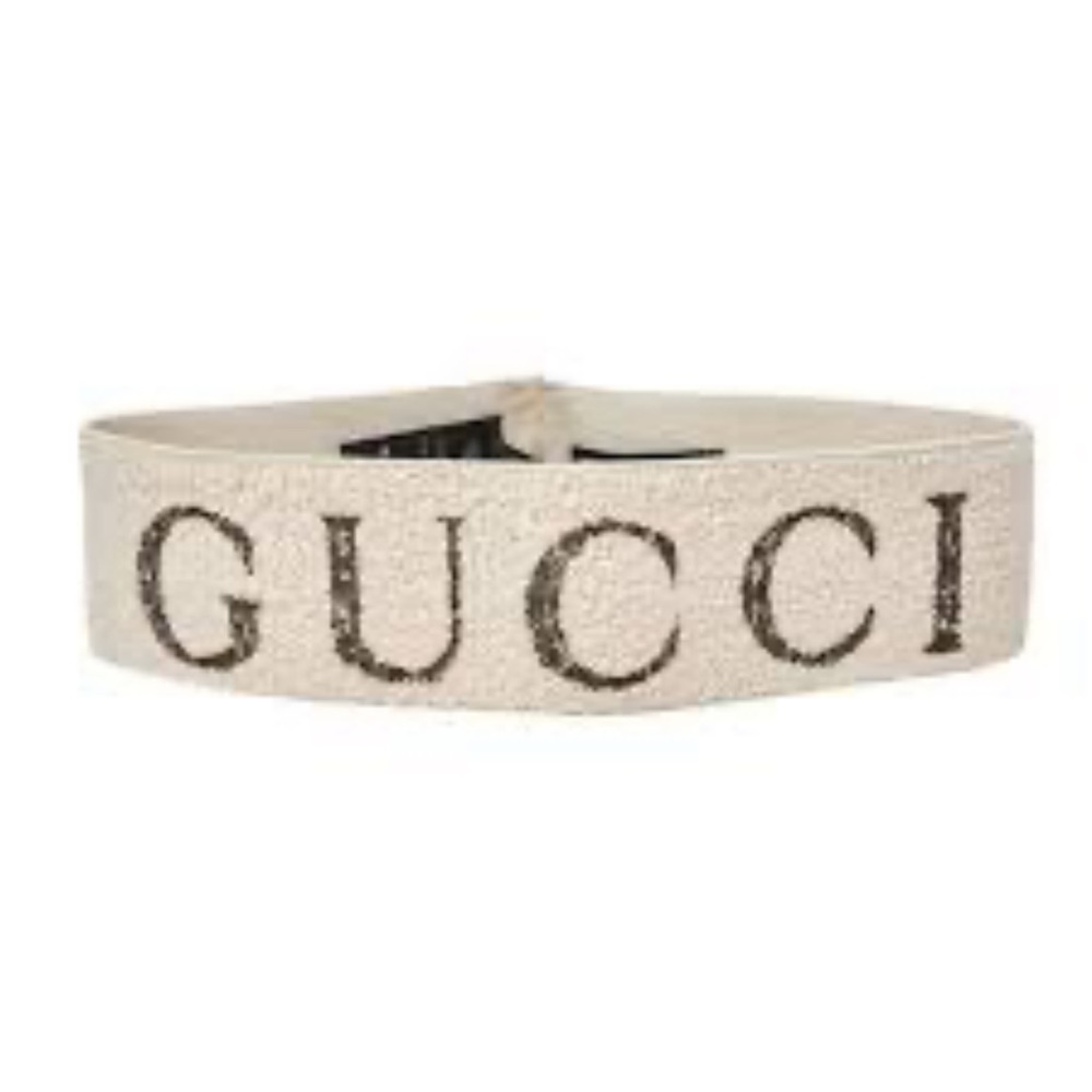 COPY - Gucci Logo Elastic Headband NWT